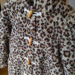 Mini Boden lined duffle-style coat for 8-9 yo girls